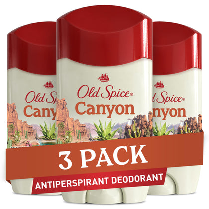 Old Spice Antiperspirant Deodorant 2.6 oz Canyon with Aloe front view