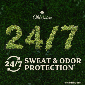 Old Spice Antiperspirant & Deodorant Alpine label close-up