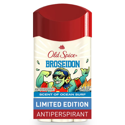 Old Spice Antiperspirant Deodorant Broseidon front view, 2.6oz