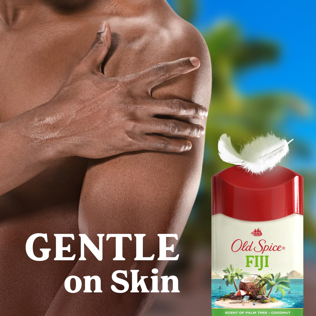 Old Spice Antiperspirant Deodorant close-up of application stick