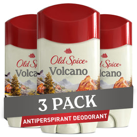 Old Spice Antiperspirant Deodorant front view, Volcano scent, 2.6 oz