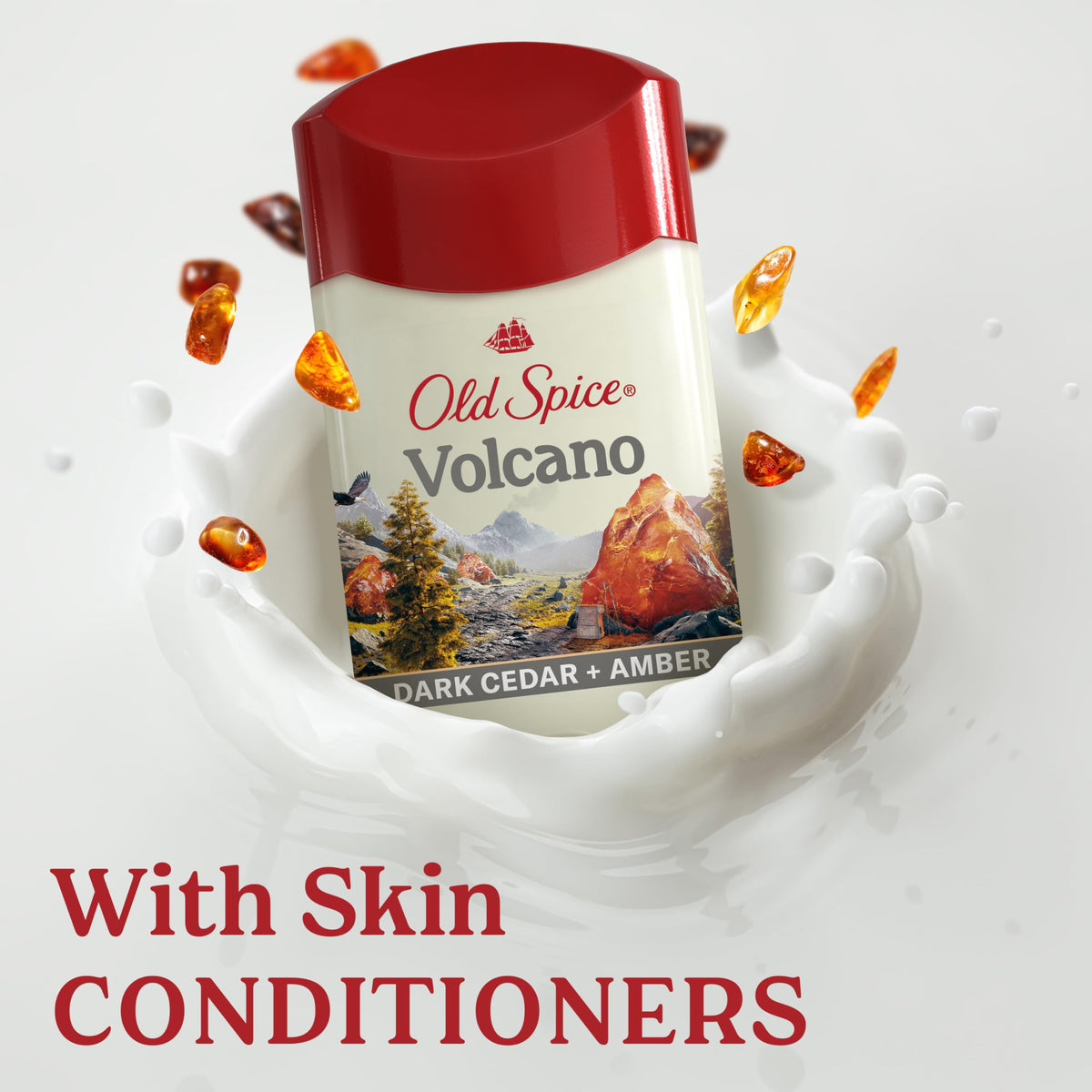 Old Spice Antiperspirant Deodorant in a bathroom setting