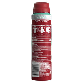 Old Spice Antiperspirant Deodorant Invisible Dry Spray close-up of nozzle