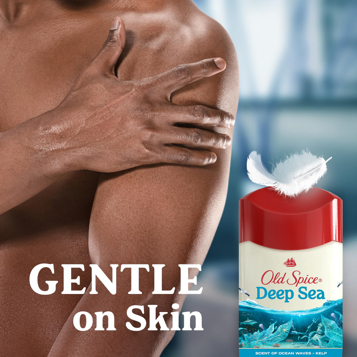 Old Spice Antiperspirant Deodorant packaging close-up