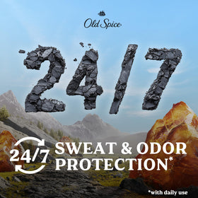 Old Spice Antiperspirant Deodorant with Volcano scent, lifestyle setting