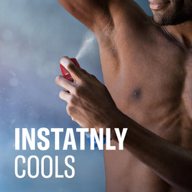 Old Spice Antiperspirant Spray Cold Spice 4.3 oz with other grooming products