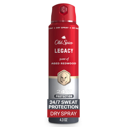 Old Spice Antiperspirant Spray for Men front view, 4.3 oz