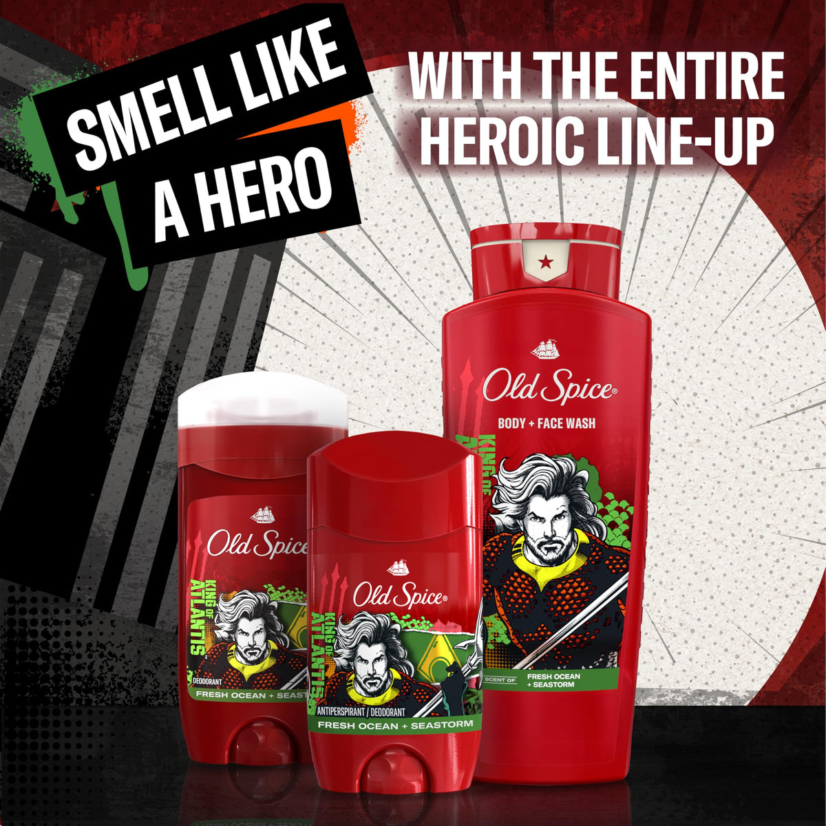 Old Spice Aquaman Body Wash ingredients list