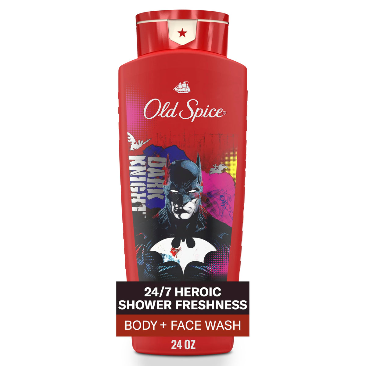 Old Spice Batman Body Wash 24 oz front view