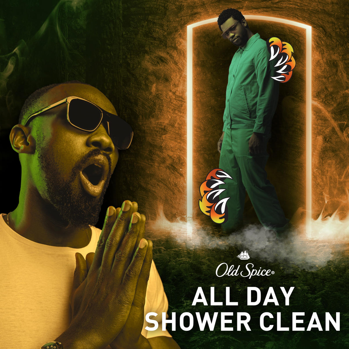 Old Spice Bearglove Body Wash 2-in-1 formula