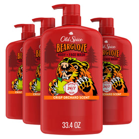 Old Spice Bearglove Body Wash 33.4oz front view