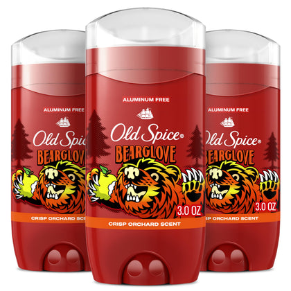 Old Spice Bearglove Deodorant 3-pack front view