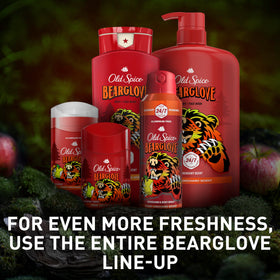 Old Spice Bearglove Deodorant twin pack on display