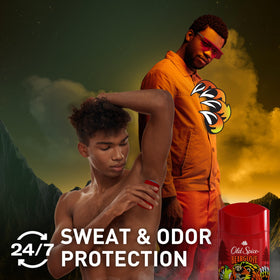 Old Spice Bearglove deodorant with crisp orchard scent description