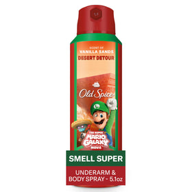 Old Spice Body Spray 5.1 oz front view with Vanilla Sands scent