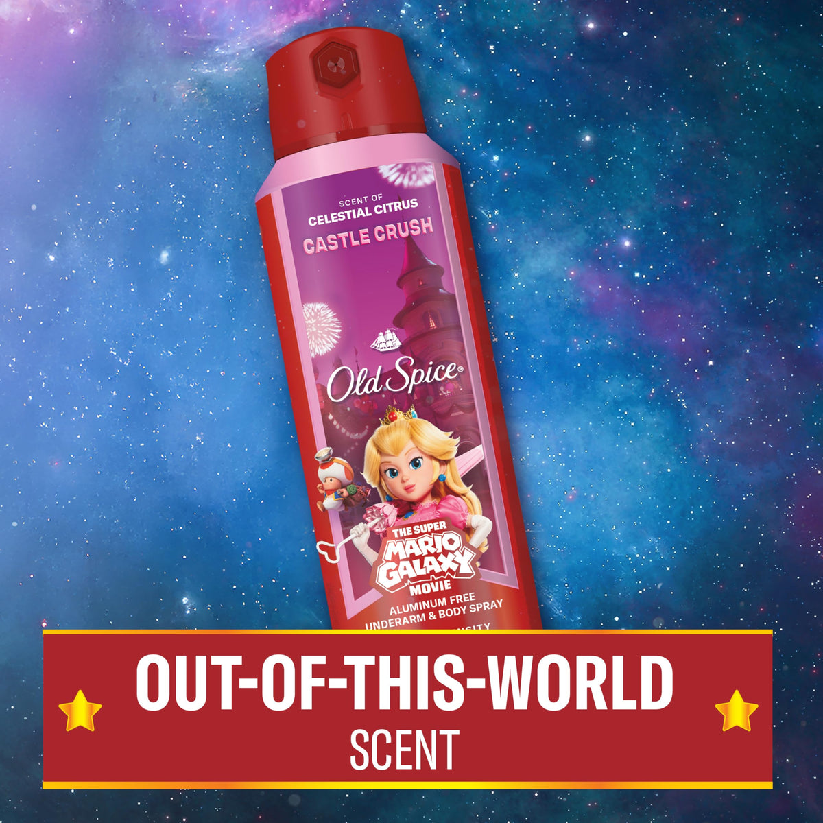 Old Spice Body Spray 5.1 oz in hand for application