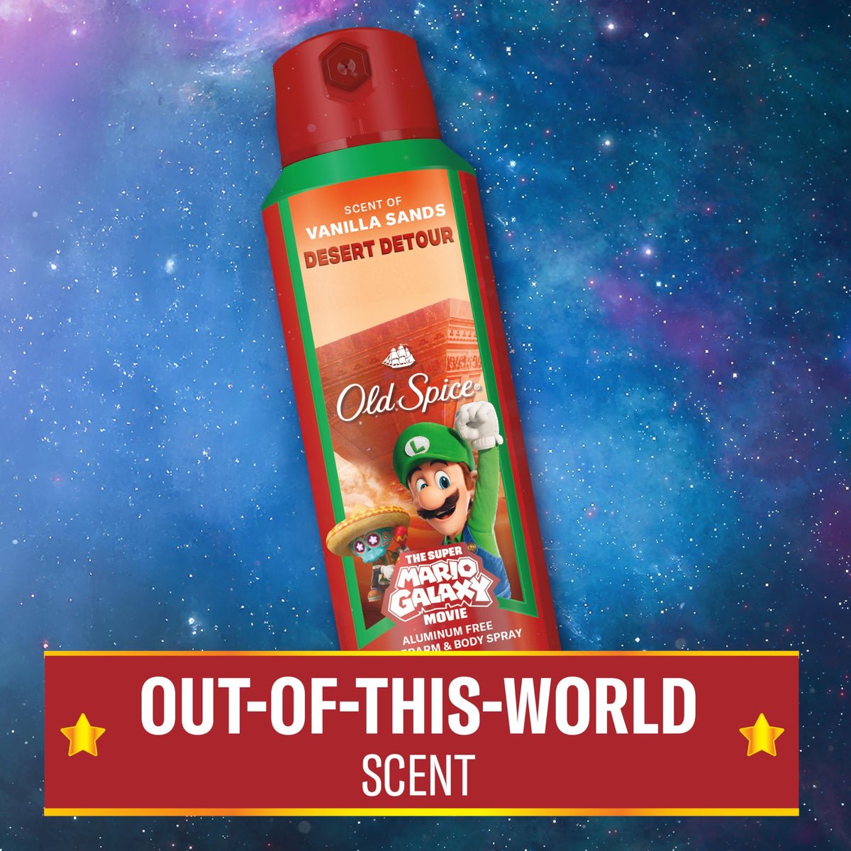 Old Spice Body Spray 5.1 oz with packaging displayed