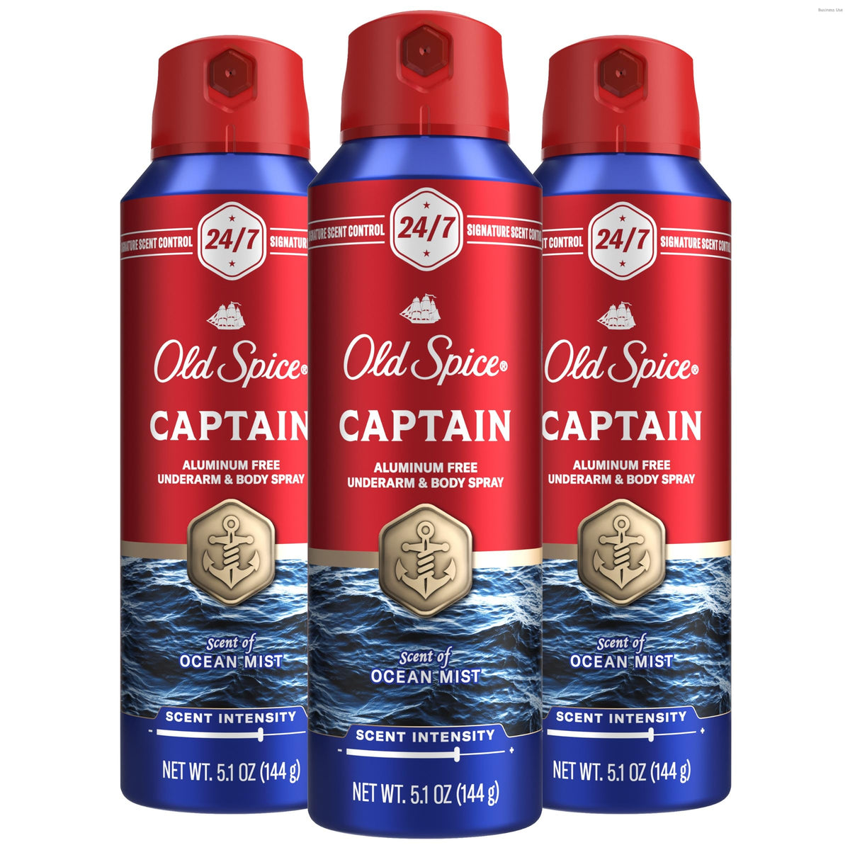 Old Spice Body Spray for Men 5.1 oz front view