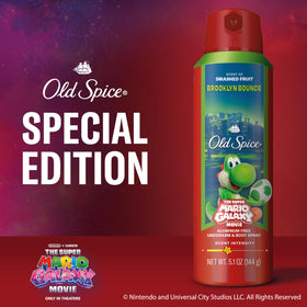 Old Spice Body Spray Special Edition 5.1 oz size comparison