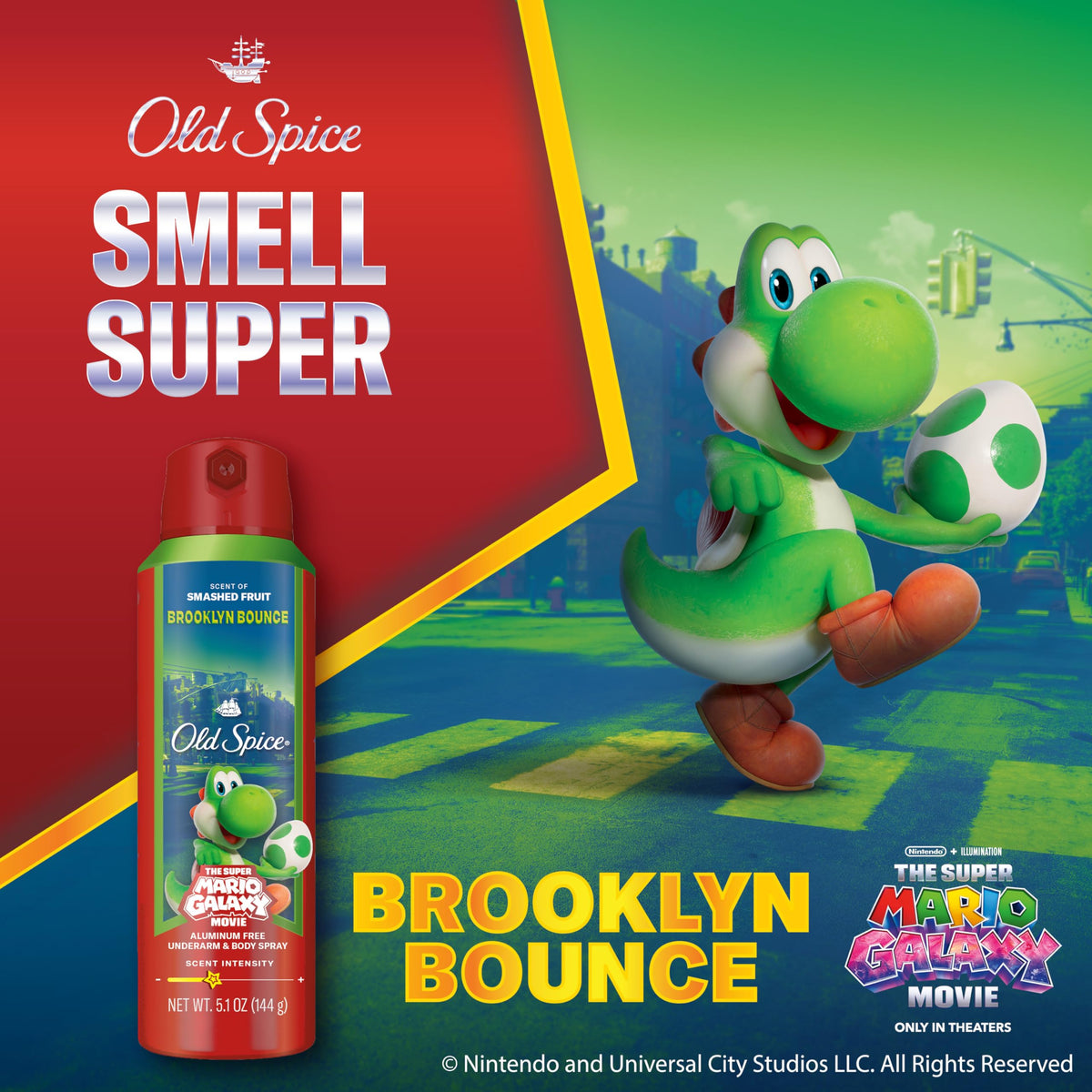 Old Spice Body Spray Special Edition back view with ingredient list