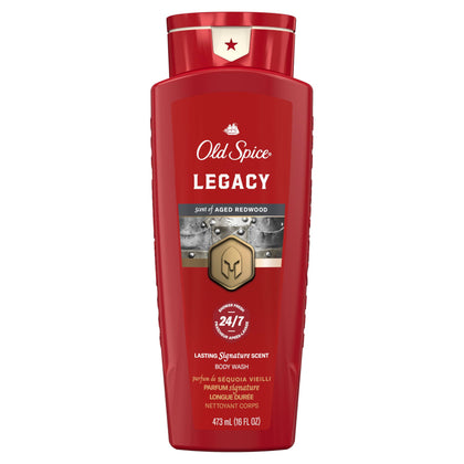 Old Spice Body Wash 16 oz front view with signature scent