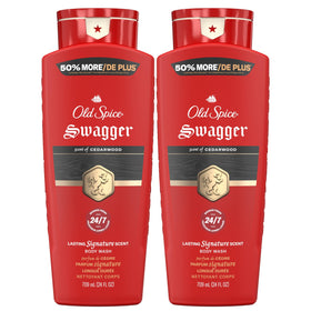 Old Spice Body Wash for Men 24 oz front view with red packaging