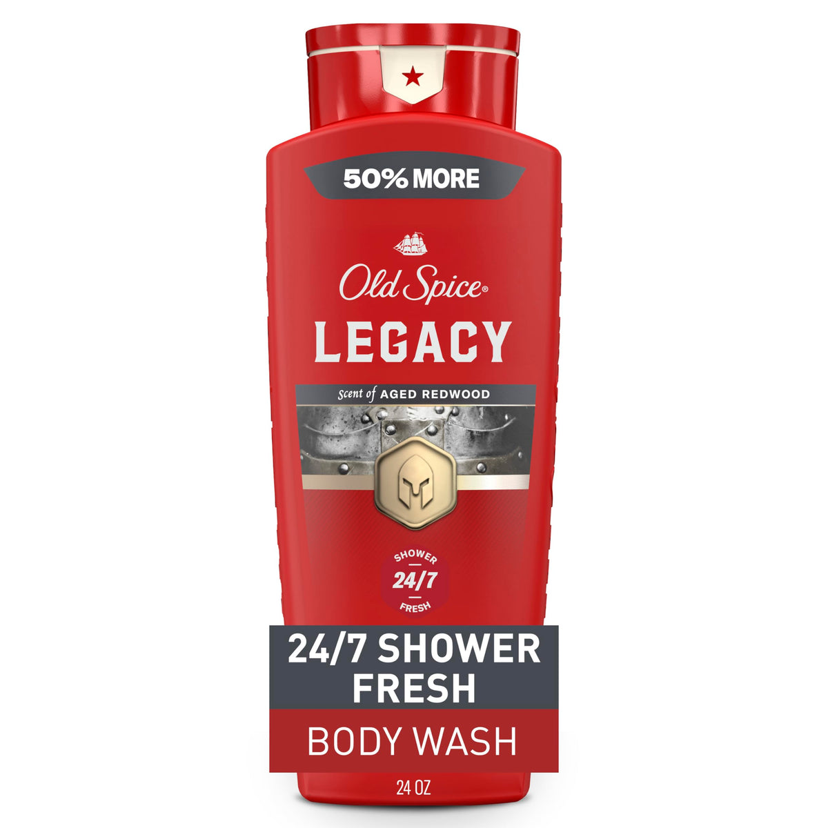 Old Spice Body Wash for Men 24 oz front view with signature scent