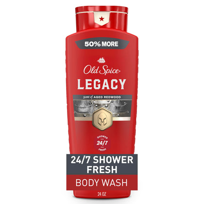 Old Spice Body Wash for Men 24 oz front view with signature scent