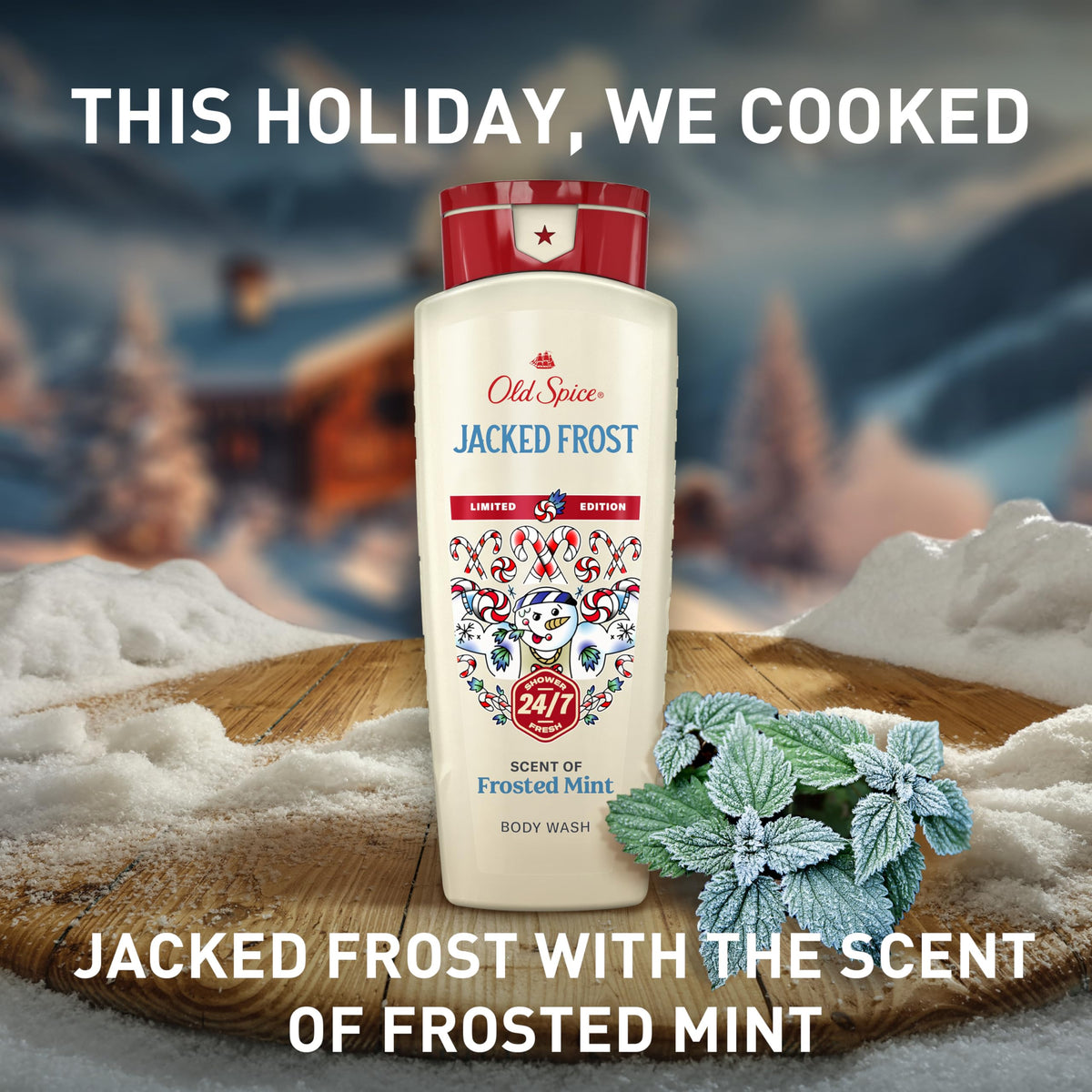 Old Spice Body Wash Holidudes Holiday Edition in gift basket