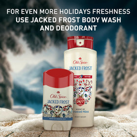 Old Spice Body Wash Holidudes Holiday Edition with holiday decorations