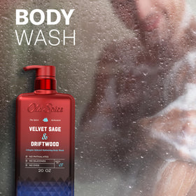 Old Spice Body Wash in a bathroom setting