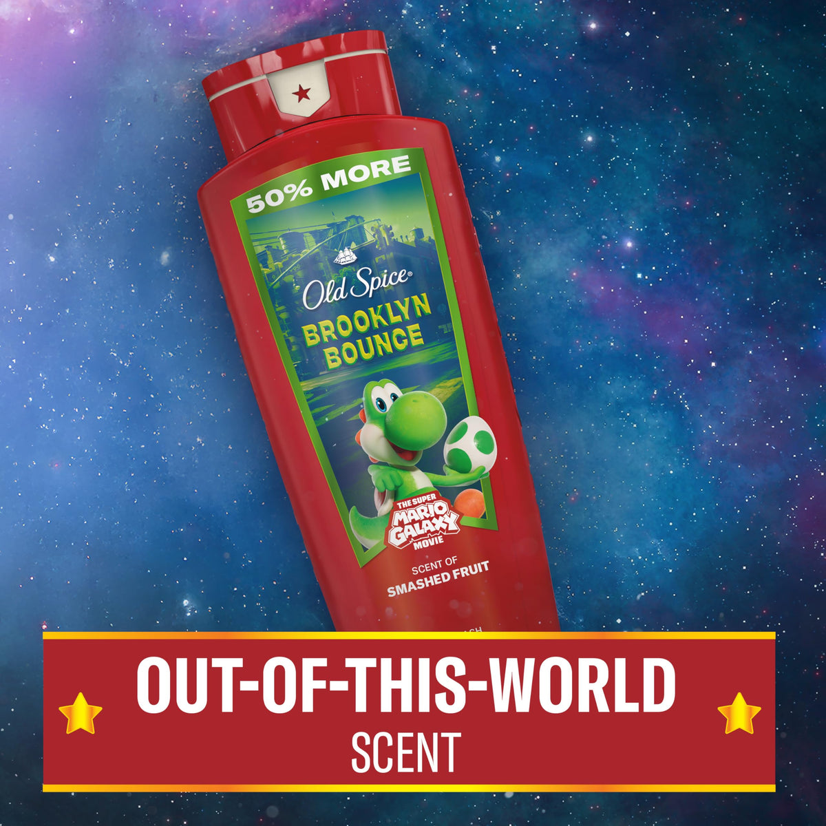 Old Spice Body Wash ingredients list on the back of the bottle