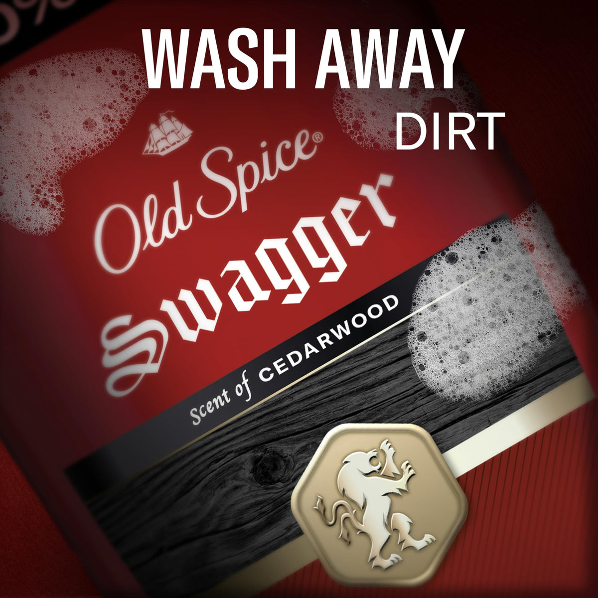 Old Spice Body Wash Swagger 24oz showing the scent profile