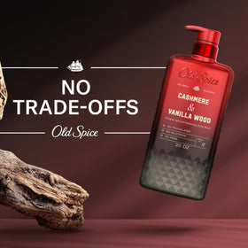 Old Spice Body Wash The Spice Alchemist Collection cap open showing texture