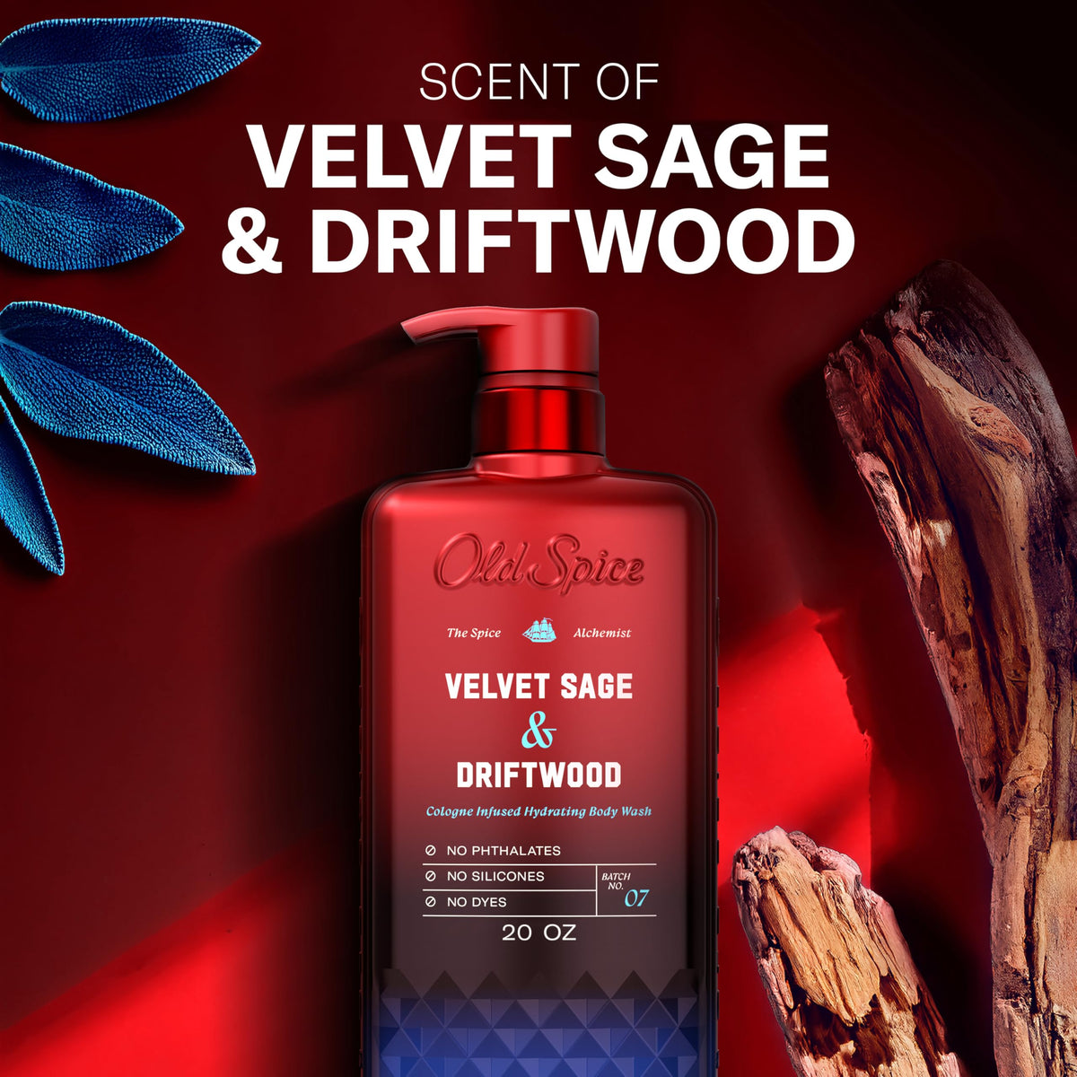 Old Spice Body Wash with ingredients list