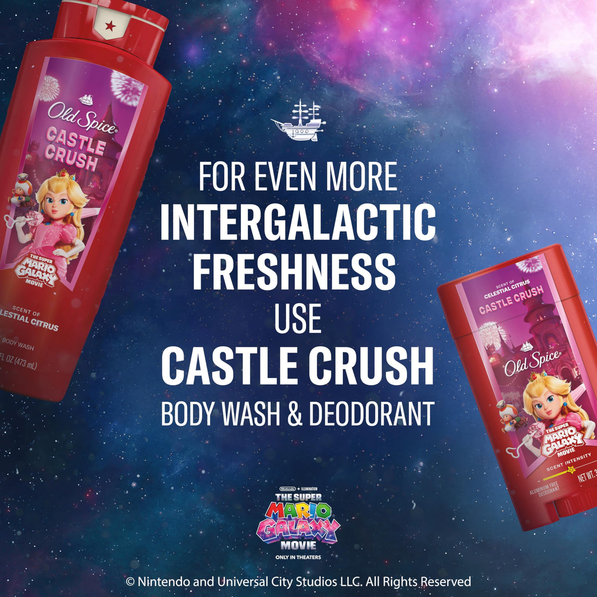 Old Spice Castle Crush Deodorant in a lifestyle setting