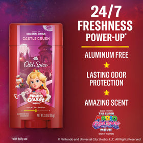 Old Spice Castle Crush Deodorant side view with packaging