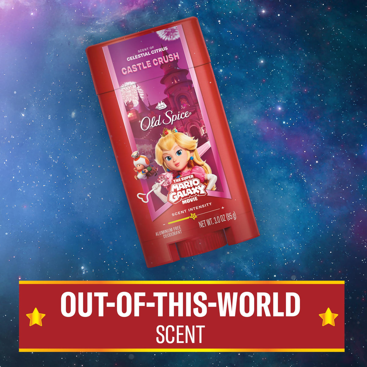 Old Spice Castle Crush Deodorant with ingredients list