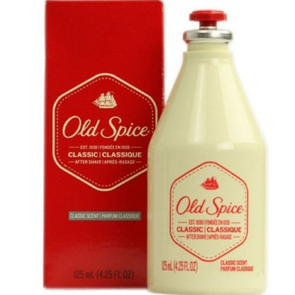 Old Spice Classic After Shave 4.25 fl oz front view with packaging