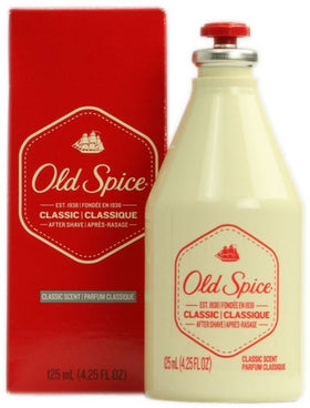 Old Spice Classic After Shave 4.25 oz glass bottle front view