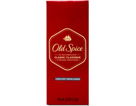 Old Spice Classic After Shave 4.25oz bottle back view