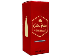 Old Spice Classic After Shave 4.25oz bottle in hand
