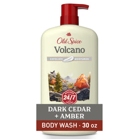 Old Spice Cleansing Body Wash 30 oz front view with Volcano scent