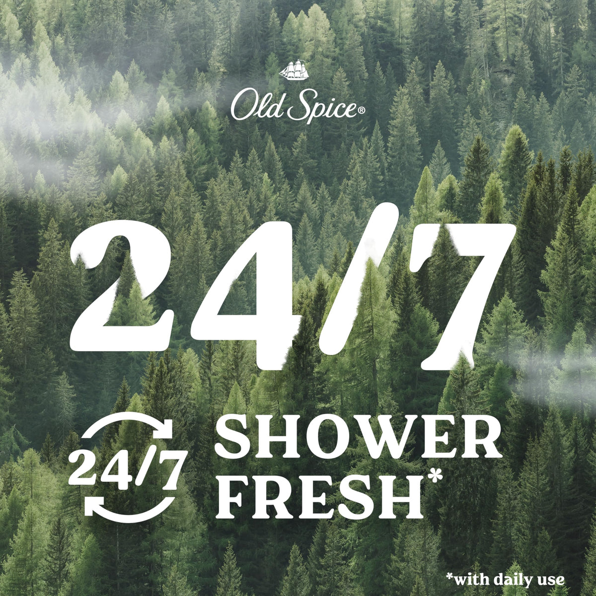 Old Spice Cleansing Body Wash lather demonstration