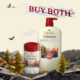 Old Spice Cleansing Body Wash with a fresh towel and soap