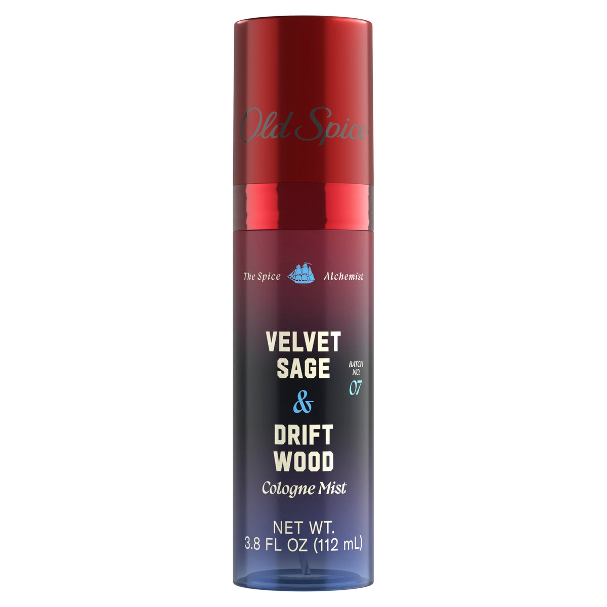 Old Spice Cologne Mist Velvet Sage + Driftwood 3.8 oz front view