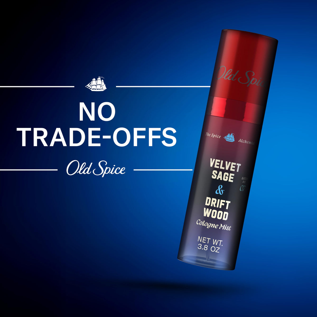 Old Spice Cologne Mist Velvet Sage + Driftwood packaging