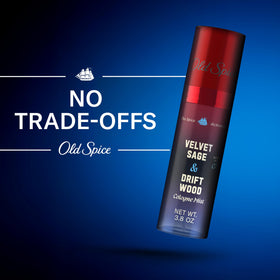 Old Spice Cologne Mist Velvet Sage + Driftwood packaging