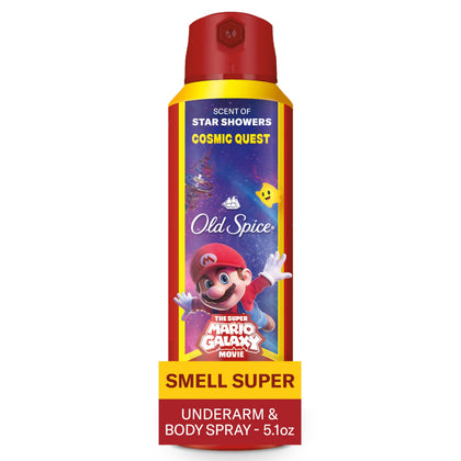 Old Spice Cosmic Quest Deodorant Body Spray 5.1 oz front view