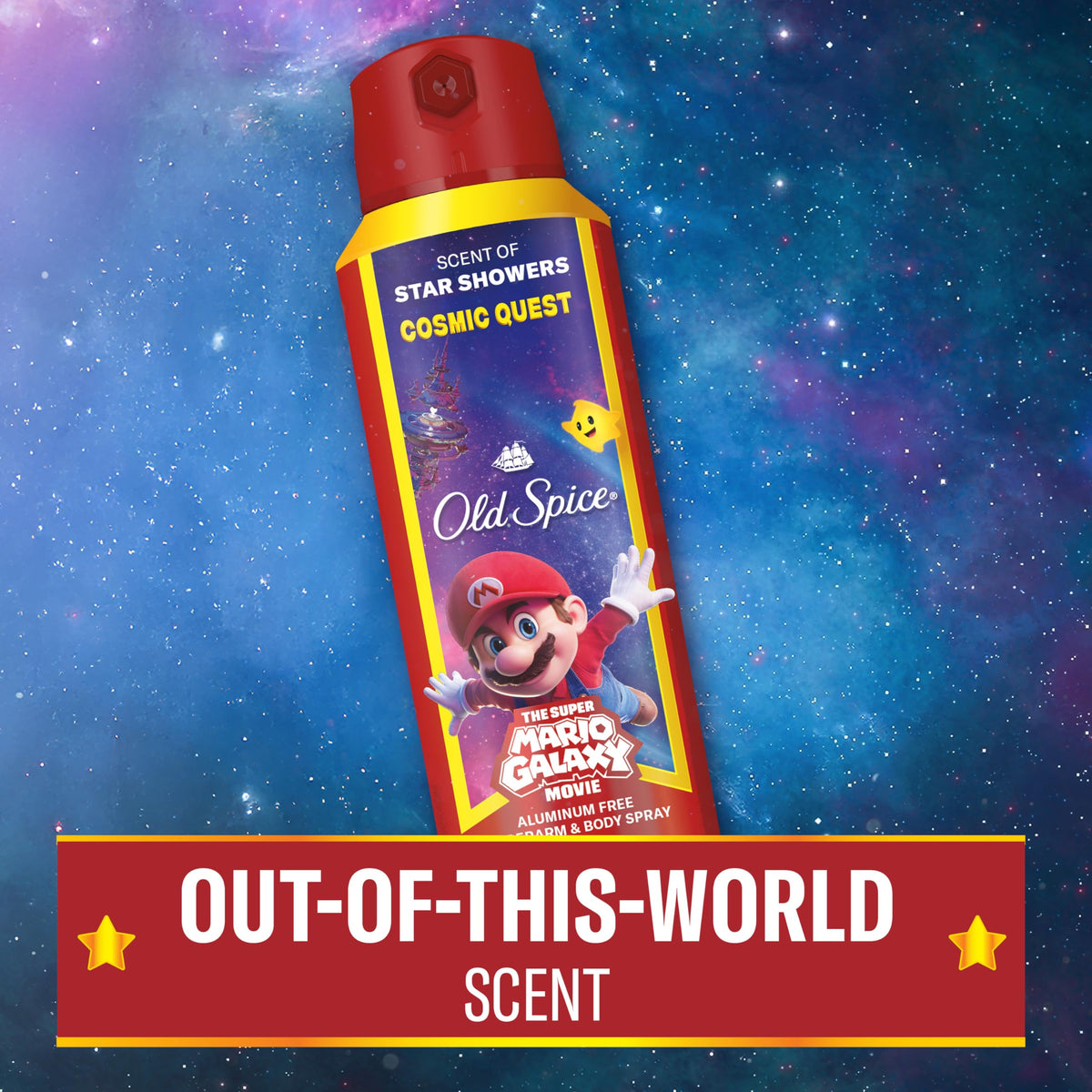 Old Spice Cosmic Quest Deodorant Body Spray ingredients list